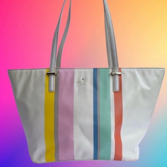 Kate Spade Cedar Street Stripe Harmony Tote (Limited Edition) Storybook Lining - Picture 4 of 8